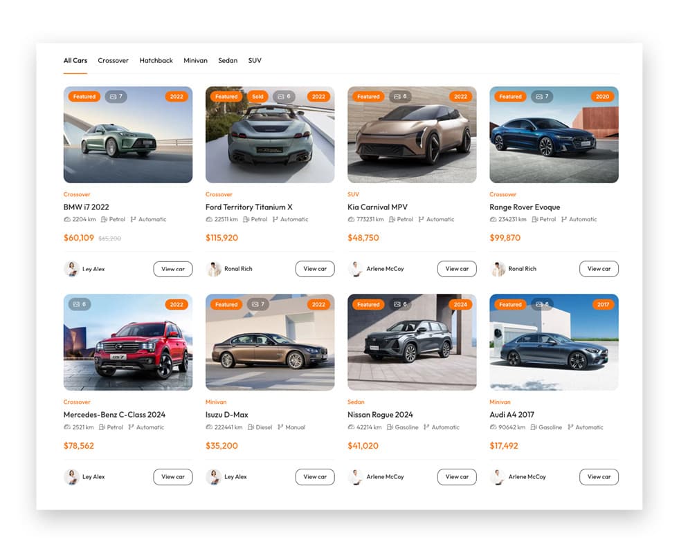 screenshot piattaforma